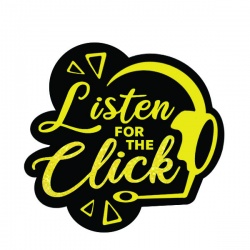 Listen for the Click Enamel Pin
